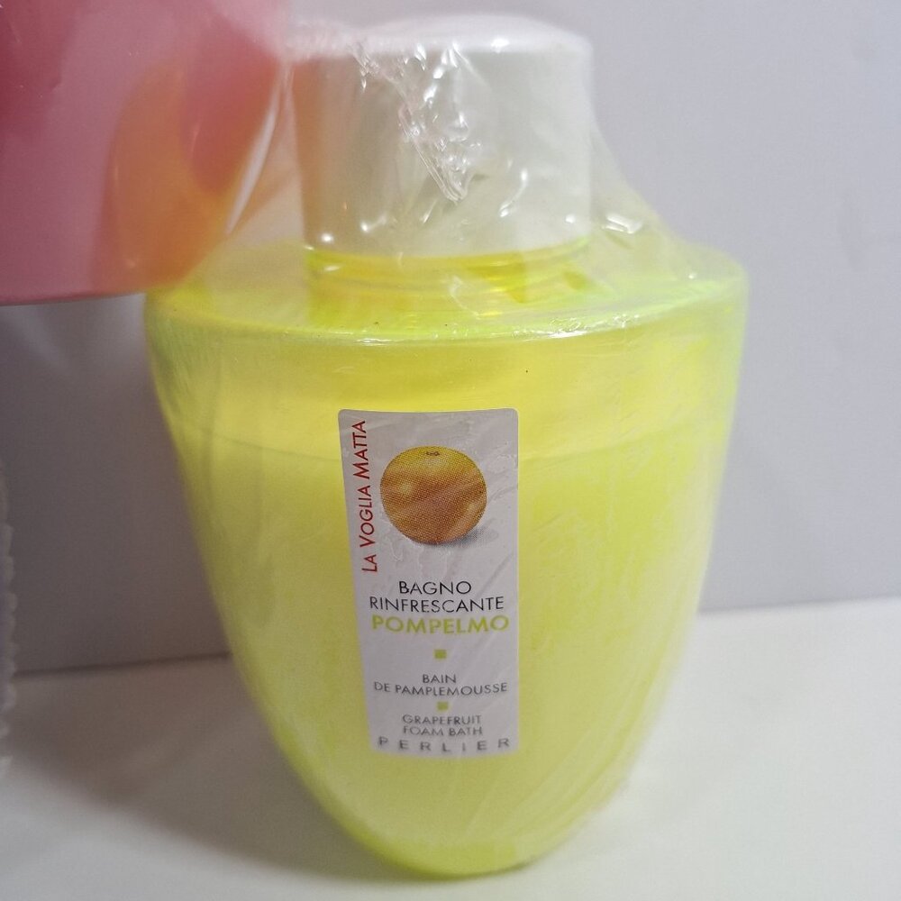 Perlier Bath Foam Raspberry Grape Grapefruit Moisturizing 16.9 Oz Lot - Picture 4 of 10